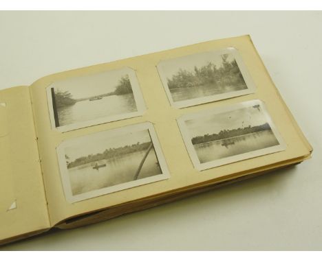 Sierra Leone original Army officer album, superb native ethnic real photo postcards excellent condition, noted Carrying Boa C