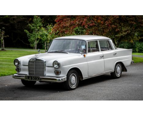 The W110 'Fintail' was a line of midsize cars developed by Mercedes-Benz in the mid-1960s. They were introduced with the 190c