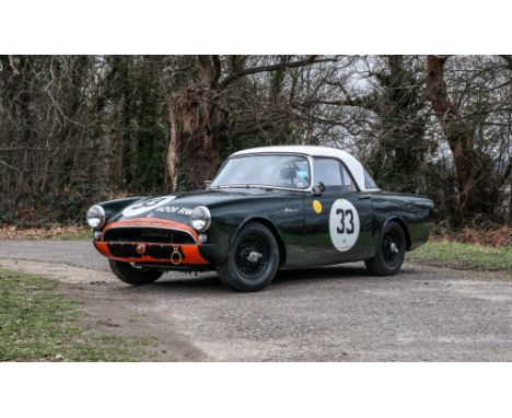 Works Sunbeam AlpineTwo time Le Mans competitorFIA HTP papers valid until 2026The Sunbeam Alpine is a plucky little British s