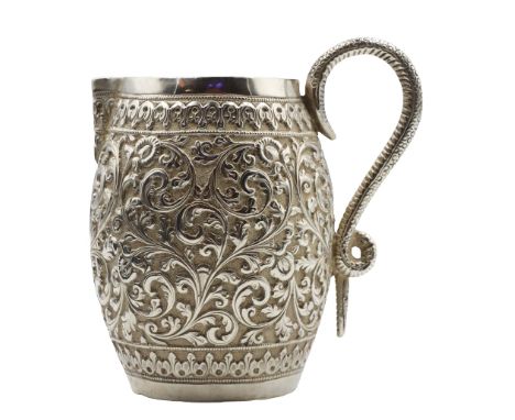 Continental Silver Creamer Snake Handle 4.3 ozt Size: 3 1/2 x 2 1/2 x 3 3/4 in.