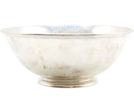 American Arthur Stone Sterling Silver Bowl 7.4oz Size: 5 1/2 x 5 1/2 x 2 1/4 in. 2002