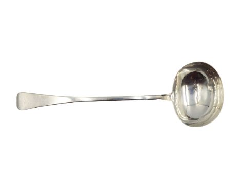 Georgian Sterling Silver Ladle 5.64 ozt London Maker "SH" Approx. 5 ozt Size: 4 x 12 1/2 in.