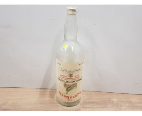 4.50L WHITE LABEL BOTTLE OF THE FAMOUS GROUSE FINEST SCOTCH WHISKEY UNFORTUNATELY EMPTY