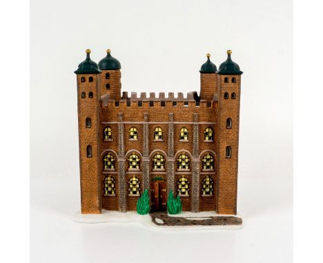 Part of the Dickens Village Series and Historical Landmark Series. Hand painted porcelain, depicting the "Tower of London." I
