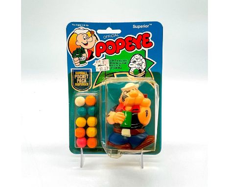 New in blister hang card with gumballs. This item has its original box. Issued: 1983Dimensions: 5"L x 1.75"W x 7"HManufacture
