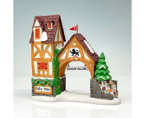 Part of the Dickens' Village Series for their 10 year anniversary. Hand-painted porcelain figure modeled as a Victorian style