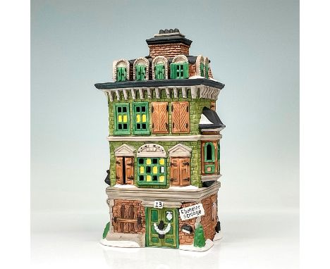 Part of the Dickens Village Series. Hand painted porcelain, depicting the neglected home of the main Dickens' character. This