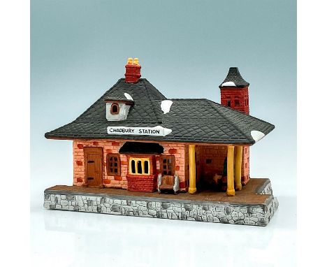 Part of the Dickens Village Series. Hand painted porcelain, depicting countryside train station. This item has its original b