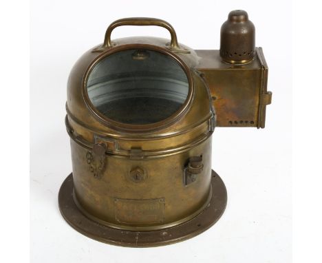 A ship's binnacle compass, marked B/R/54, patent no. 0183, serial no. 20943K, height 26cm 