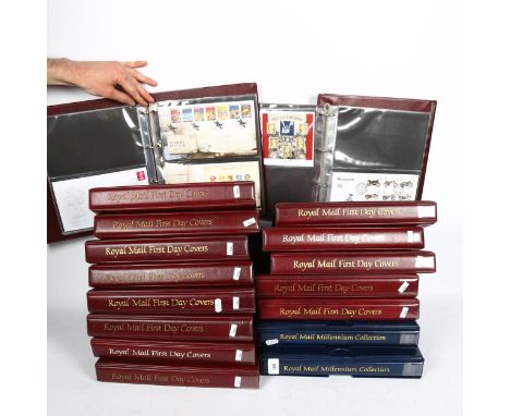 A quantity of Royal Mail and Post Office First Day Covers, and postage stamp albums ranging pre-1991 to 2007 