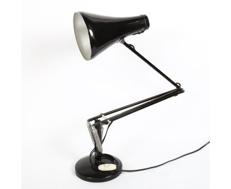 A Vintage Herbert Terry black anglepoise lamp 