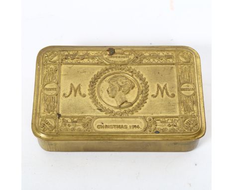 A First World War Period 1914 Princess Mary Christmas tin, empty 