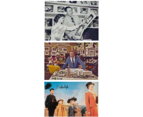 Walt Disney collection - Three signed photos, one dedicated, 11x8 inches (2) and 10x7.5 inches: Kathryn Beaumont - an actress