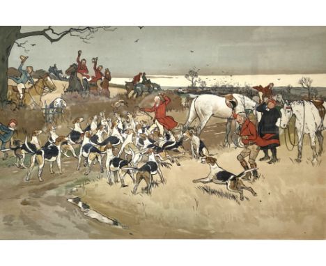 After CECIL ALDIN, British (1870-1935), The Fallowfield Hunt

&lsquo;The Death&rsquo;, one of a series of hunting prints of t