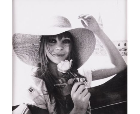 DAVID BAILEY: A PORTRAIT OF FASHION ICON PENELOPE TREE, VENICEStamped to the verso 'DAVID BAILEY' numbered A16 in pencil and 