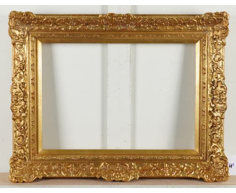 TWO GILTWOOD FRAMES (2)The first sight size: 31.5 x 36cm rebate size: 33.7 x 48cm overall size: 50.5 x 64.5cm  The second sig