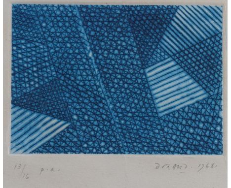 PIERO DORAZIO (ITALIAN, 1927-2005)Fuga
signed, dated, numbered and titled in pencil 'Dorazio 1968 13/16 p.a.' (in lower margi