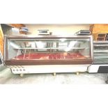 COLDIN 8' REFRIGERATED MEAT DISPLAY CASE