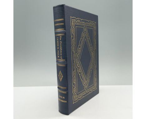 Connecticut: The Easton Press, 1991. Hardcover leather bound light blue book with gilded motif on the cover. Paul H. Bergeron