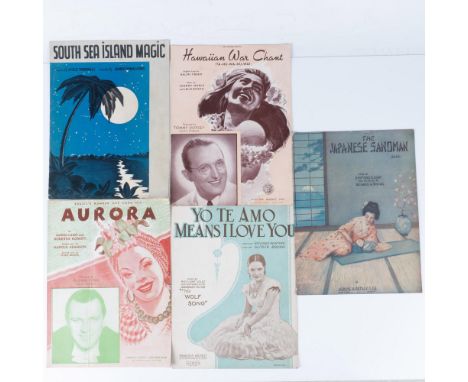 This set of ultra classic sheet music contains songs from the pre WWII period that set the tone for the calm before the comin