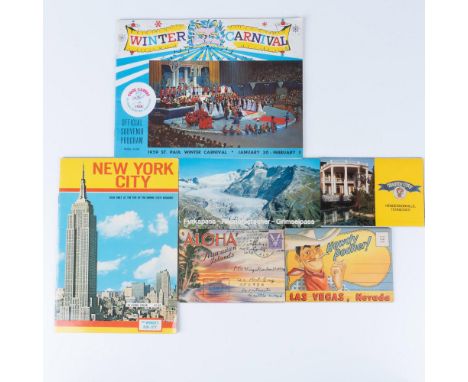 Lot contains 2 mailable photo packets, one from Las Vegas, NV and the other from the Hawaiian Islands dated from the 1940s. T