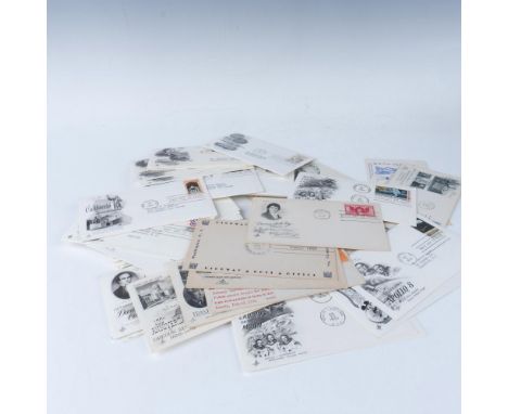 This memorial collection, primarily from the 1960s and 70s, features over 45 First Day Covers with themes such as the First M