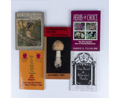 A set of 5 nature themed books including Robert Williams Wood's How To Tell The Birds From the Flowers, Dennis Avon and Tony 