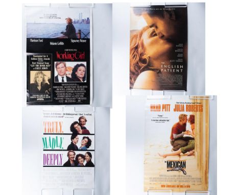 Wonderful collection of movie posters for any romantic. The lot includes The Mexican (2001), The English Patient (1996), Trul