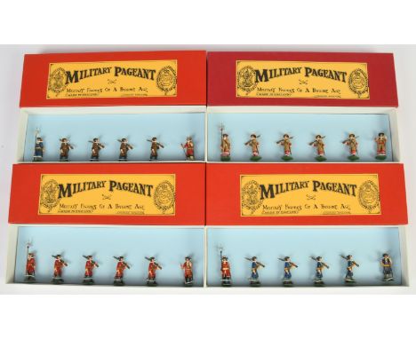 Military Pageant (Jacklex), a Boxed Group of "Military Figures of the Bronze Age" Figures Sets. Includes: '1st Regt. Foot Gua