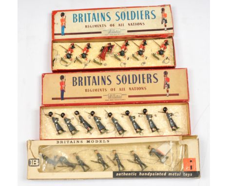 Britains - 'Regiments of All Nations' & Other - A Group of Boxed Sets. Comprising: Set Nos 11 'The Black Watch (Royal Highlan