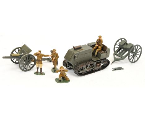 Castlewood Soldiers &amp; Emhar - 'WWI Holt 5-Ton (1917) Artillery Tractor' (scratch built, metal/plastic) &amp; Built kit of