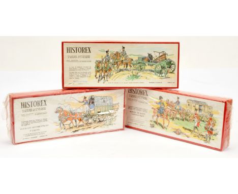 Historex - A Boxed Group of Plastic Model Kits. Includes 'Health Service Light Ambulance', '1st Empire Regimental Van' &amp; 