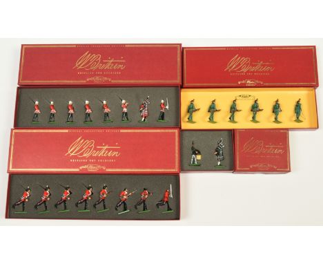 Britains - A Group of Boxed 'Special Collectors Edition' Sets. Comprising: Set 00126 'Royal Scots Marching'; Set 00128 'King'