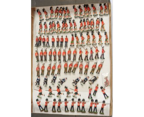 Britains - A Group of Lead Figures From Various Sets. Including: Figures From Set 213 'Highland Light Infantry' (1936 version