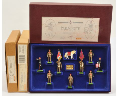 Britains, a Trio of Limited Edition Boxed Sets. Includes No. 5189 The 22nd Cheshire Regiment 004705, No. 5190 The Parachute R