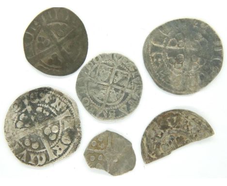 Mixed UK recovered hammered silver coins. P&amp;P Group 1 (£14+VAT for the first lot and £1+VAT for subsequent lots) 
