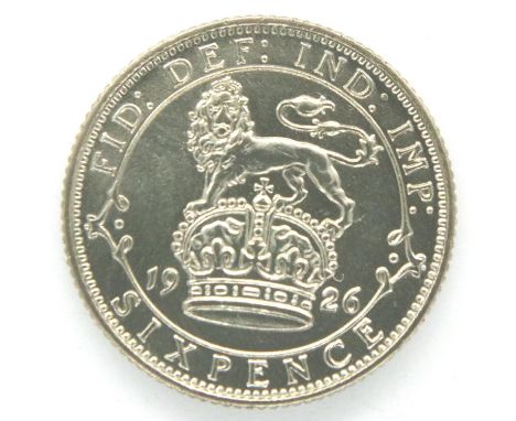 1926 silver shilling of George V. P&amp;P Group 1 (£14+VAT for the first lot and £1+VAT for subsequent lots) 