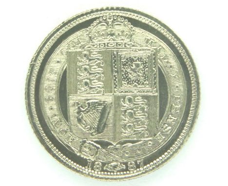 1887 silver sixpence of Queen Victoria. P&amp;P Group 1 (£14+VAT for the first lot and £1+VAT for subsequent lots) 