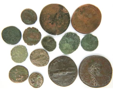 Collection of Roman coins, UK metal detect finds. P&amp;P Group 1 (£14+VAT for the first lot and £1+VAT for subsequent lots) 