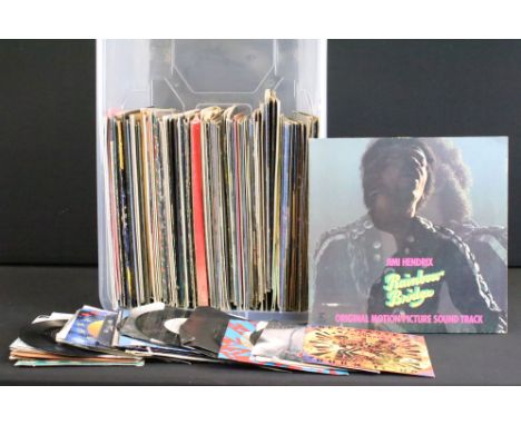 Vinyl - Over 70 LPs spanning genres and decades to include Jimi Hendrix x 2, Fleetwood Mac, Bob Marley, Woodstock (triple LP 