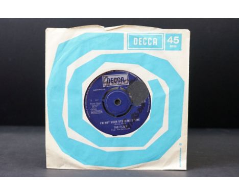 Vinyl - The Flies – I'm Not Your Stepping Stone / Talk To Me, original UK 1st pressing 7” single, Decca Records F 12533, in o