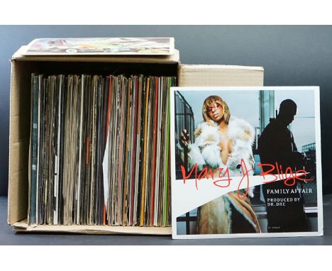 Vinyl - Approx 100 12" singles spanning genres including Hip Hop, R&amp;B, and various dance sub genres.  Includes test press