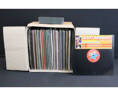 Vinyl - Approx 100 12" singles spanning genres including Hip Hop, R&amp;B, and various dance sub genres.  Includes test press