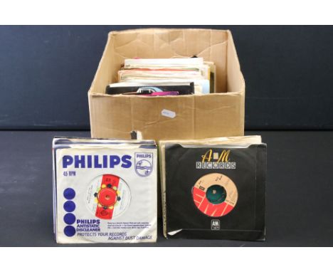 Vinyl - Over 120 Rock &amp; Pop 7" singles including demos / promos to include Eddie Cochran, Gene Vincent, David Bowie x 8, 