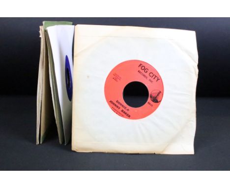 Vinyl - Northern Soul / Modern Soul - 8 Rare US pressing singles including rarities to include Johnny Baker - Shy Guy (US, Fo