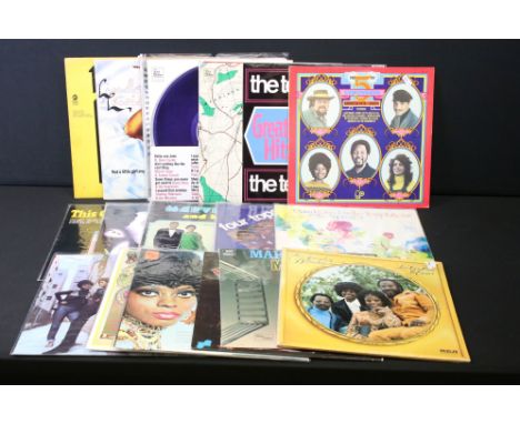 Vinyl - 22 Motown / Soul LPs to include The Four Tops, Marvin Gaye, Smokey Robinson, The Isley Brothers, Mary Wells, The Dell