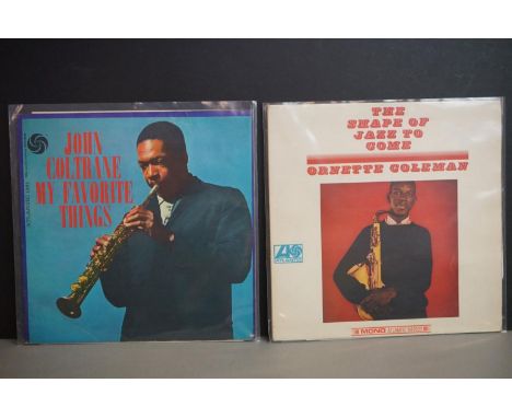 Vinyl - Two rare original Jazz records to include Ornette Coleman The Shape Of Jazz To Come (Atlantic UK Mono 587022) and Joh