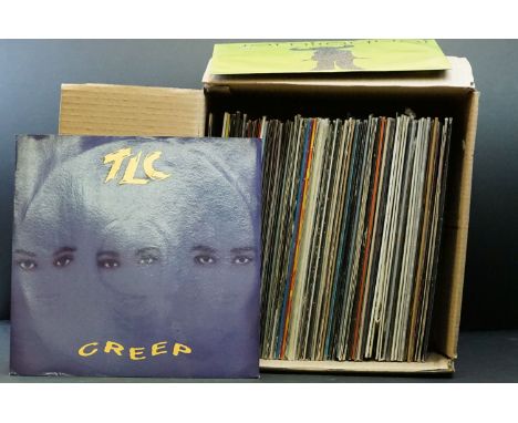Vinyl - Approx 100 12" singles spanning genres including Hip Hop, R&amp;B, and various dance sub genres.  Includes test press