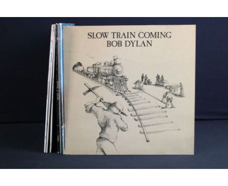 Vinyl - 7 Bob Dylan LPs to include Slow Train Coming, Hard Rain, John Wesley Harding, New Morning, Desire, Greatest Hits and 