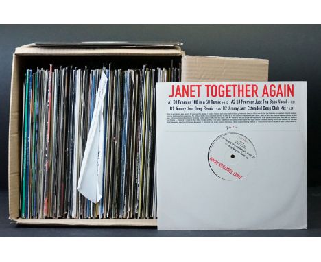 Vinyl - Approx 100 12" singles spanning genres including Hip Hop, R&amp;B, and various dance sub genres.  Includes test press